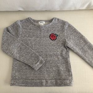 Forever 21 Girls Rose Patch Sweatshirt